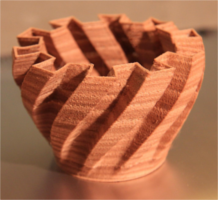 Schale aus Wood im 3D Druck FDM Verfahren